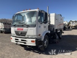 (Sparks, NV) Elgin Eagle Waterless Sweeper Series F, Sweeper mounted on 2010 Nissan UD3300 Utility T