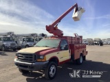 (Phoenix, AZ) ETI ETT29-SNT, Telescopic Non-Insulated Bucket Truck mounted behind cab on 2001 Ford F