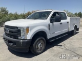 (Salt Lake City, UT) 2017 Ford F550 4x4 Service Truck Runs & Moves)( Check Engine Light On