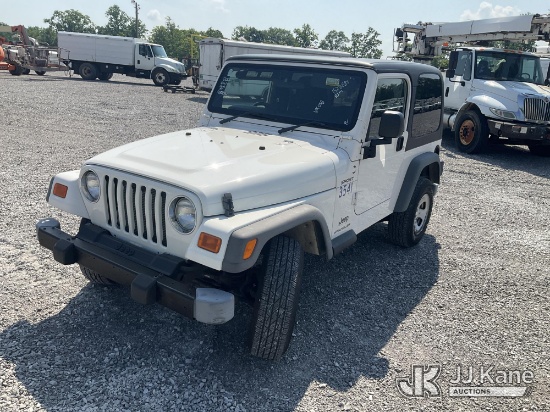 (Verona, KY) 2006 Jeep Wrangler 4x4 2-Door Sport Utility Vehicle, Left Side Drive Runs & Moves) (Bod