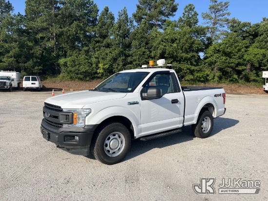 (Chester, VA) 2020 Ford F150 4x4 Pickup Truck Runs & Moves) (Check Engine Light On, ABS & Stabilitra