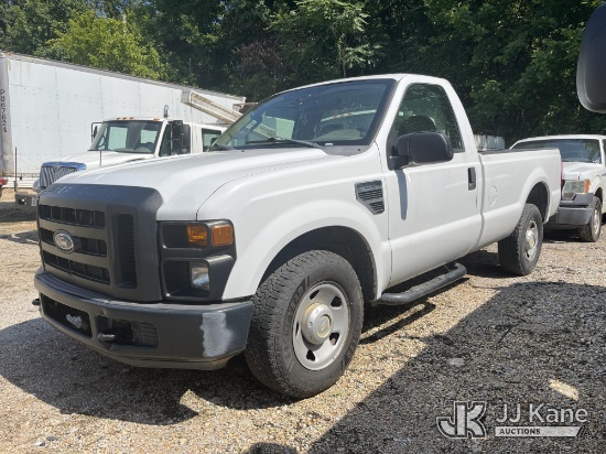 (Memphis, TN) 2008 Ford F250 Pickup Truck, Municipal Owned Runs & Moves) (Check Engine Light On, Bod