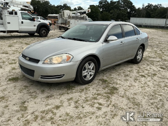 (Thonotosassa, FL) 2008 Chevrolet Impala 4-Door Sedan Runs & Moves) (Check Engine Light On, Traction