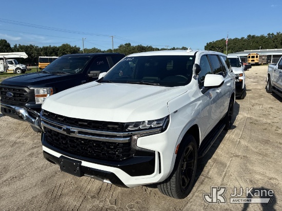 (Thonotosassa, FL) 2022 Chevrolet Tahoe 4-Door Sport Utility Vehicle, Former Police Vehicle Runs & M