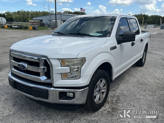 (Thonotosassa, FL) 2016 Ford F-150 Crew-Cab Pickup Truck Runs & Moves) (FL Residents Purchasing Titl