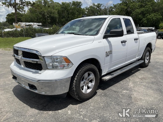 (Ocala, FL) 2020 RAM 1500 4x4 Extended-Cab Pickup Truck, (Duke Unit) Runs & Moves) (Low Tire Pressur