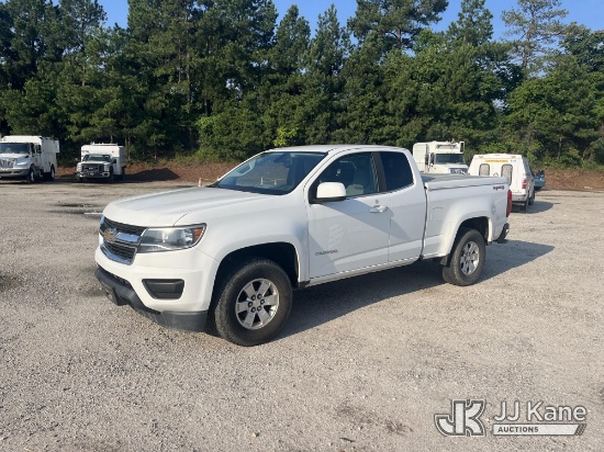 (Chester, VA) 2018 Chevrolet Colorado 4x4 Extended-Cab Pickup Truck Runs & Moves