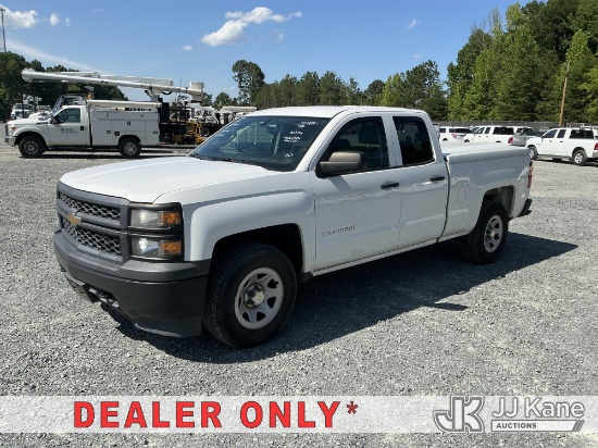 (China Grove, NC) 2014 Chevrolet Silverado 1500 4x4 Extended-Cab Pickup Truck Runs & Moves) (Jump To