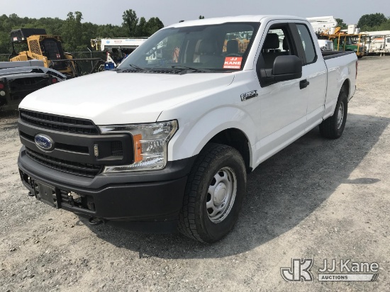 (Mount Airy, NC) 2018 Ford F150 4x4 Extended-Cab Pickup Truck Runs & Moves) (Body Damage) (Seller St
