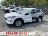 (China Grove, NC) 2022 Ford Escape AWD 4-Door Sport Utility Vehicle WRECKED, Not Running, Condition 