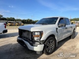 (Thonotosassa, FL) 2023 Ford F-150 Pickup Truck, Former Police Vehicle Wrecked) (Runs & Moves) (Body