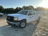 (Thonotosassa, FL) 2012 GMC Sierra 1500 4x4 Extended-Cab Pickup Truck Runs & Moves) (Body/Paint Dama