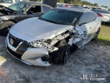 (Thonotosassa, FL) 2022 Nissan Maxima 4-Door Sedan, Former Police Vehicle Wrecked) (Runs) (Airbags D