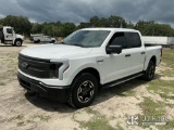 (Thonotosassa, FL) 2022 Ford F-150 Lightning Crew-Cab Pickup Truck Runs & Moves) (Charger In Office)