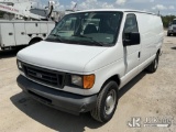 (Thonotosassa, FL) 2004 Ford E150 Cargo Van State of FL Unit) (Runs & Moves) (Body/Paint Damage) (FL