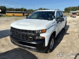 (Thonotosassa, FL) 2022 Chevrolet Silverado 1500 4x4 Crew-Cab Pickup Truck, Former P:olice Vehicle R