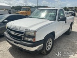 (Thonotosassa, FL) 2006 Chevrolet Silverado 1500 Pickup Truck Runs & Moves) (Seller Red Tagged, Brak