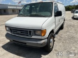 (Thonotosassa, FL) 2006 Ford Econoline Cargo Van State of FL Unit)(Runs& Moves) (Jump To Start, Body