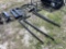 (Thonotosassa, FL) Skid Steer Forks (New) NOTE: This unit is being sold AS IS/WHERE IS via Timed Auc