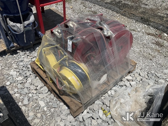 (Verona, KY) (8) Retractable Hose Reels (Condition Unknown) NOTE: This unit is being sold AS IS/WHER