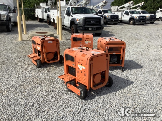 (Villa Rica, GA) (4) Amtl AT7500D Generators Condition Unknown