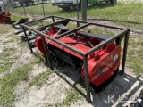 (Thonotosassa, FL) GIYI Mulcher Skid Steer Attachment (New) NOTE: This unit is being sold AS IS/WHER