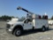 (China Grove, NC) 2021 Ford F600 4x4 Mechanics Truck Runs, Moves, Crane & Air Compressor Operates) (