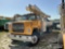 (Thonotosassa, FL) Altec AM855, Over-Center Material Handling Bucket Truck rear mounted on 1992 Ford