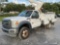 (Ocala, FL) ETI ETC37-IH, Articulating & Telescopic Bucket Truck mounted behind cab on 2015 Ford F-5