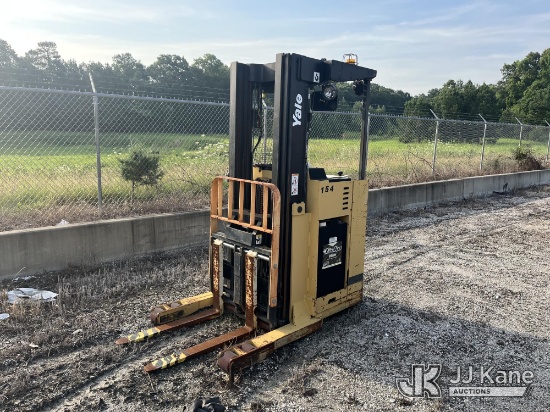 (Chester, VA) 1992 Yale NR045ABNL36S Stand-Up Forklift Not Running, No Power, No Charger) (Operating