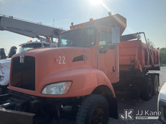 (Verona, KY) 2010 Kenworth T400 T/A Dump Truck Not Running, Condition Unknown) (No Engine, Parts Rem