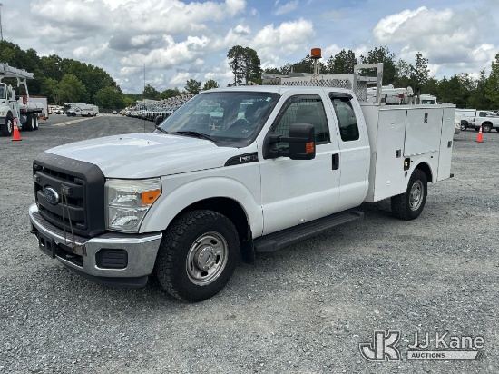 (China Grove, NC) 2015 Ford F350 Extended-Cab Service Truck Runs & Moves, Liftgate Operates