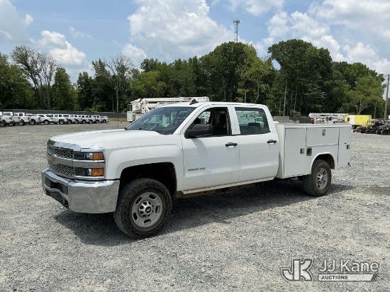 (China Grove, NC) 2019 Chevrolet Silverado 2500HD 4x4 Crew-Cab Service Truck Runs & Moves) (Check En