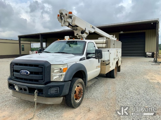 (Blackshear, GA) Altec AT200-A, Telescopic Non-Insulated Bucket Truck mounted behind cab on 2013 For