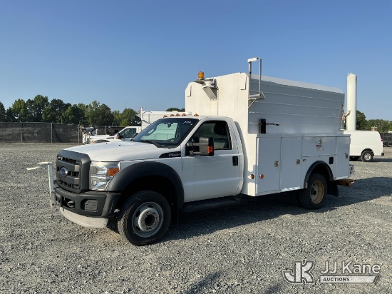 (China Grove, NC) 2014 Ford F550 Enclosed High-Top Service Truck Runs & Moves