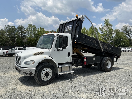 (China Grove, NC) 2011 Freightliner M2 106 Dump Truck Duke Unit) (Runs & Moves) (Paint Damage
