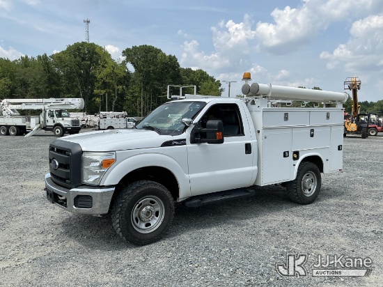(China Grove, NC) 2016 Ford F350 4x4 Service Truck Duke Unit) (Runs & Moves