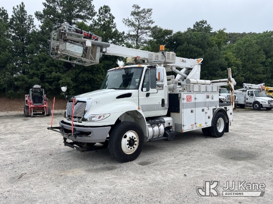 (Chester, VA) Altec T40P, Telescopic Cable Placing Bucket Truck rear mounted on 2017 International D