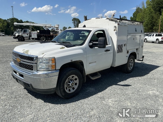 (China Grove, NC) 2013 Chevrolet Silverado 3500HD Enclosed High-Top Service Truck Runs & Moves) (Che
