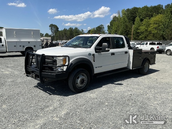 (China Grove, NC) 2017 Ford F550 4x4 Crew-Cab Flatbed/Service Truck Duke Unit) (Runs & Moves