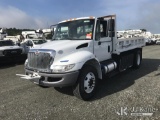 (Mount Airy, NC) 2018 International 4300 Flatbed/Dump Truck Runs & Moves) (PTO Not Engaging