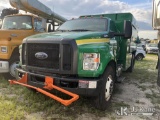 (Thonotosassa, FL) 2017 Ford F750 Chipper Dump Truck Not Running, Unit Does Not Operate, Conditions 