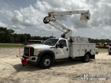 (Thonotosassa, FL) Altec AT40G, Articulating & Telescopic Bucket Truck center mounted on 2016 Ford F