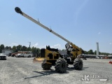 (China Grove, NC) 2015 Jarraff 75 Ft 4X4 Articulating Rubber Tired Tree Saw Runs, Moves & Operates) 