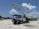 (Chester, VA) Altec LRV57RM, Over-Center Bucket Truck rear mounted on 2008 GMC C7500 Flatbed Truck R