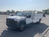 (Verona, KY) 2008 Ford F550 Service Truck Runs & Moves) (Check Engine Light On, Rust & Body Damage