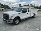 (China Grove, NC) 2015 Ford F350 Extended-Cab Service Truck Runs & Moves, Liftgate Operates