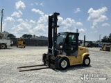 (China Grove, NC) 2009 Yale GP135VX 12,150# Rubber Tired Forklift Runs & Moves