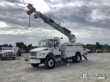 (Villa Rica, GA) Altec DL45-BR, Digger Derrick rear mounted on 2015 Freightliner M2 106 4x4 Utility 