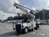 (Tampa, FL) Altec LR8-58RM, Over-Center Bucket Truck rear mounted on 2021 Ford F750 Flatbed/Utility 